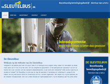 Tablet Screenshot of desleutelbus.nl